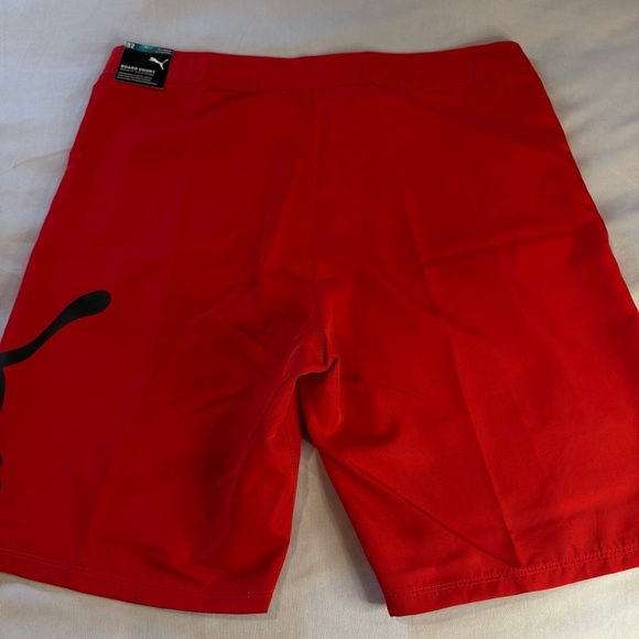 PUMA Mens Essential Core Board Short Red Size 32 - Picture 10 of 13